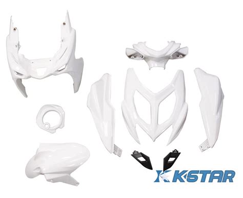 Aerox R Body Parts Pc Set W Painting White K Star