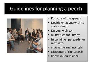 Type Of Speeches Ppt