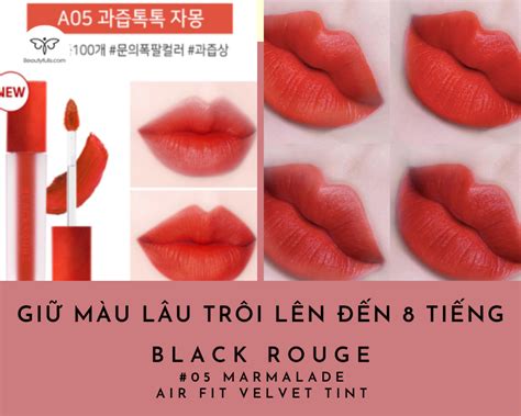 Son Black Rouge A Marmalade Màu Đỏ Mứt Cam Hot Nhất