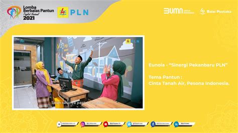 Sinergi Pekanbaru PLN Kategori Milenial BUMN Lomba Berbalas