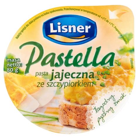 Lisner Pastella Pasta Jajeczna Ze Szczypiorkiem G Delikatesy Dw Jka