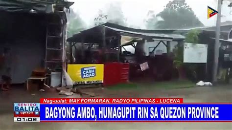 Bagyong Amboph Humagupit Rin Sa Quezon Province Video Dailymotion