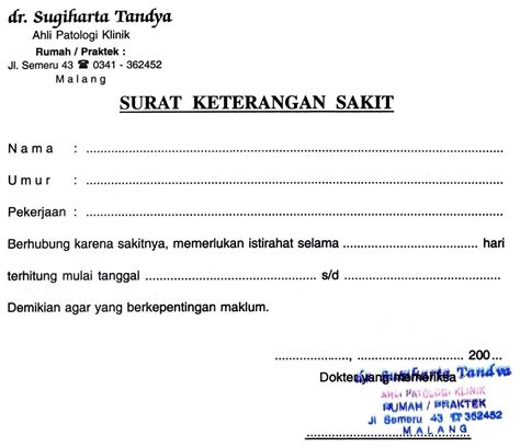 Surat Dokter Sidoarjo Pdf Kondisko Rabat