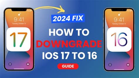 Downgrade Ios Guide