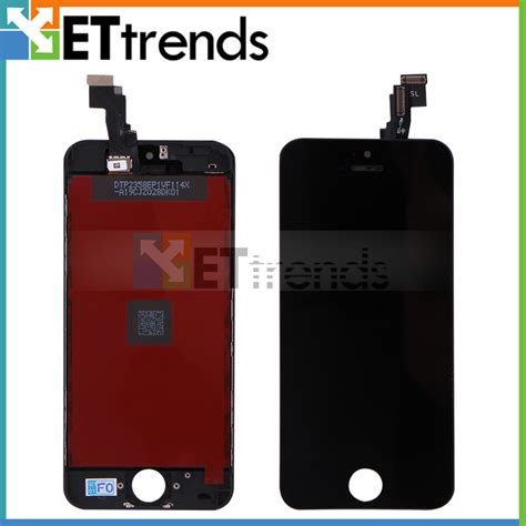 50 Piezas AAA Montaje Lcd De Alta Calidad Con Marco Para IPhone 5 5S SE