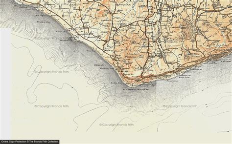 Historic Ordnance Survey Map of Blackgang, 1899-1909