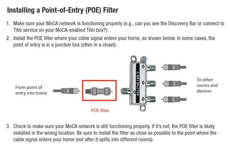 Setting Up Tivo With Moca A Visual Guide