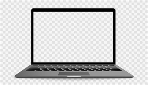 Premium Vector Modern Glossy Laptop On White Background