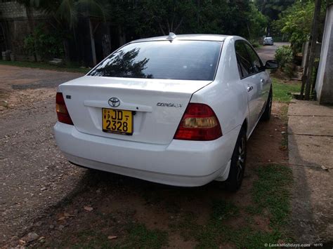 Sri Lanka Car Rentalshire Toyota Corolla 121 For Long Term Rent