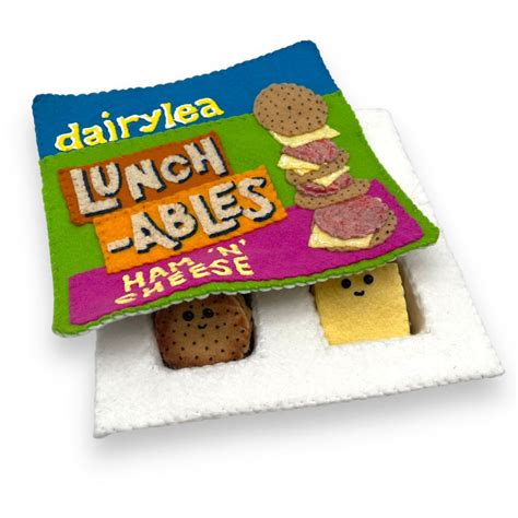 Interactive Dairylea Lunchables Lucy Sparrow Sew Your Soul