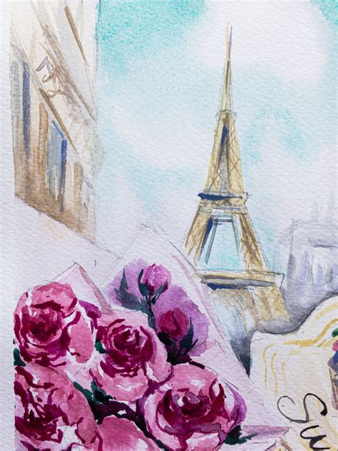 Paris Watercolor Wallpapers 4k Hd Paris Watercolor Backgrounds On