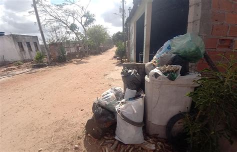 Moradores de povoado em Serrinha relatam que há 15 dias não tem coleta