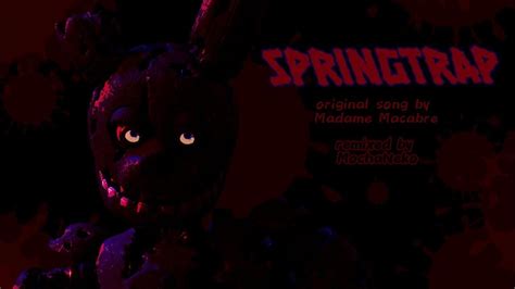 Springtrap Madame Macabre Instrumental Cover Youtube