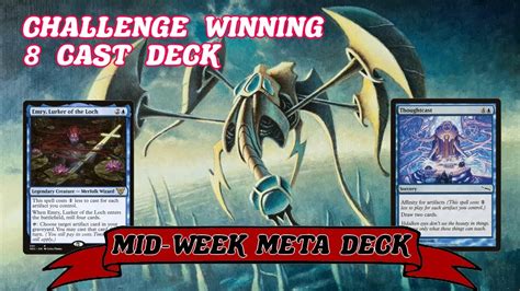 CHALLENGE WINNING 8 CAST DECK Legacy Artifact Affinity Monoblue MTG