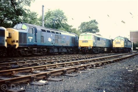 Dave Felton Class 40 829 Class 37 No 37252 At Preston Nu Yard Summer 1976 Preston Station