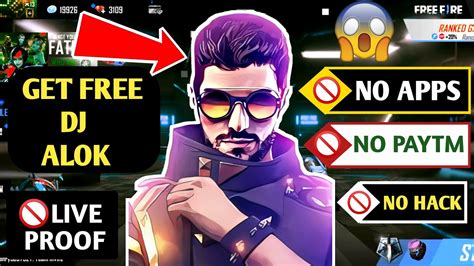 How To Get Free Dj Alok Character In Free Fire Get Dj Alok Character