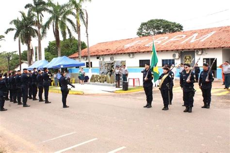 Formatura realizada no 4BPM em Cacoal em alusão aos 48 anos da polícia