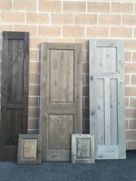 Perfect Diy Driftwood Gray Stained Doors Grey Doors Stained Front Door