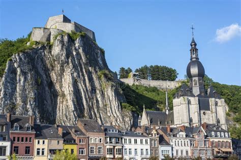 Fortified Citadel in Dinant, Belgium Stock Photo - Image of culture ...