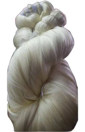 Plain White 2 Ply Mulberry Raw Silk Yarn For Textile Industries At Rs