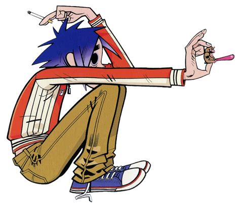 Gorillaz Phase 1 2D | Gorillaz art, Jamie hewlett art, Gorillaz