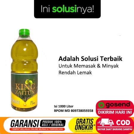 Jual Besar Minyak Zaitun King Zaitun Pomace Olive Oil Liter Bisa