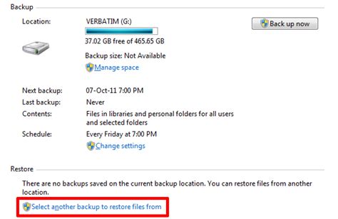 How To Set Up Use Windows Backup Restore Feature