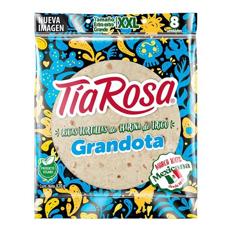 Tortilla Grandota Tia Rosa Xxl 8 Un Bolsa 620 G Unimarc