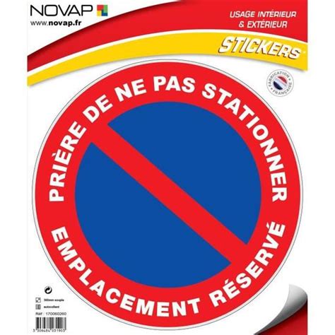 Panneau Pri Re De Ne Pas Stationner Emplacement R Serv Vinyle