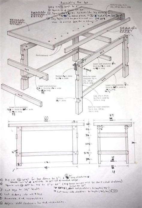 Build A 100 2×4 Workbench With This Simple Instructable Science And Technology