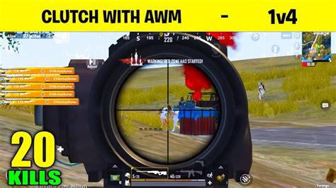 Kills Solo Vs Squad Gameplay Clutch With Awm Pubg Lite Gameplay