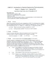 Exam Solutions Chbe Introduction To Chemical Engineering