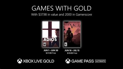 Xbox Live Gold Free Games For June Announced Gematsu