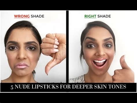 My Favorite Nude Lipsticks For Darker Skin Tones YouTube