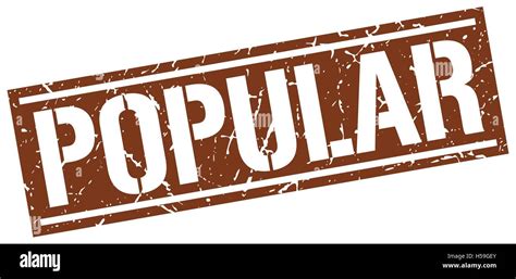 popular square grunge stamp Stock Vector Image & Art - Alamy