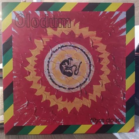 Lp Olodum Filhos Do Sol Exx Estado Encarte Parcelamento Sem Juros