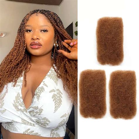 Afro Kinky Curly Locks Extensions De Cheveux Microlocs Tressage De