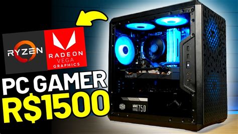 ÚNICA OPÇÃO Pc Gamer até 1500 reais Completo BOM e BARATO 2021 para