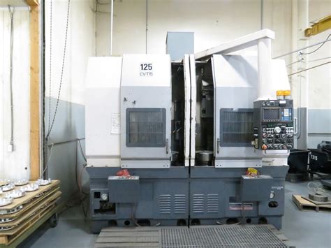 Chucks Okuma Howa Act Sp V Twin Spindle Vertical Turning Center