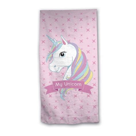 Jednorożec Unicorn Ręcznik 70X140 Koń Różowy Duży 11513234288