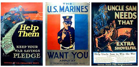 World War 1 Propaganda Posters Uncle Sam