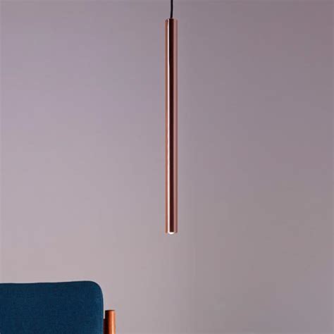 Decor Walther Pipe Led Pendant Light Rose Gold Reuter