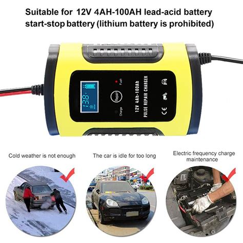 12V 6A Volledige Automatische Auto Batterij Oplade Grandado