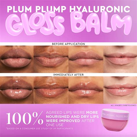 Glow Recipe Plum Plump Hyaluronic Acid Lip Gloss Balm High Shine