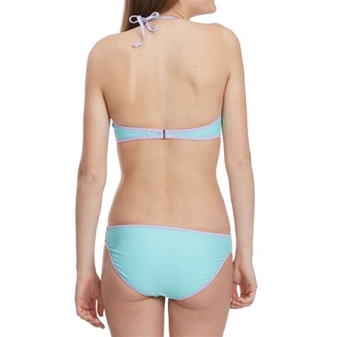 HEAT Juniors Pastel Color Block Bandeau Bikini Top Bobs Stores