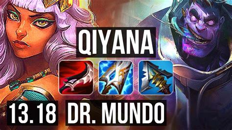 Qiyana Vs Mundo Mid Winrate Legendary Rank Qiyana