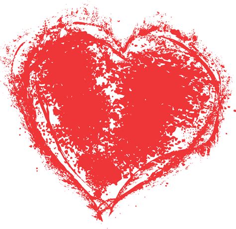 Grunge Heart Png