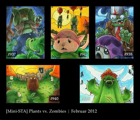 Plants Vs Zombies Atc By Merinid De On Deviantart Plants Vs Zombies