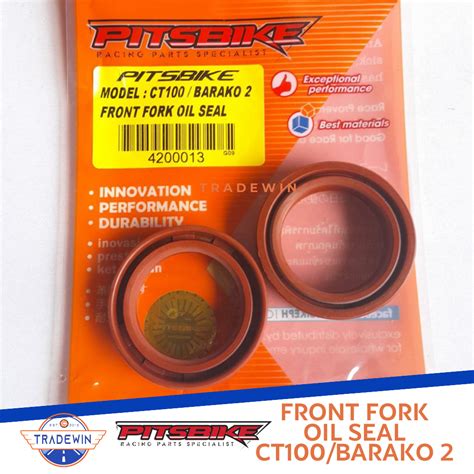 CT100 BARAKO 2 FRONT FORK OIL SEAL 30 42 11 PITSBIKE 2PCS SET