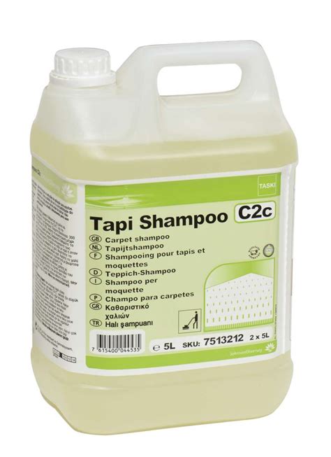 Taski Tapi Shampoo C2c Teppichshampoo 2 x 5 L | Extraktionsreiniger und ...